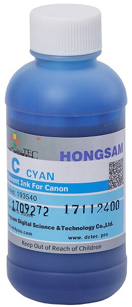 Чернила DCTec (C) Cyan для Canon TM 200/300 ( 200 ml) 193540-C-200 - фото 4536