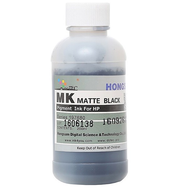 Чернила MK (Matte Black) для HP T930 Pigment (200 ml) DcTec - фото 4587