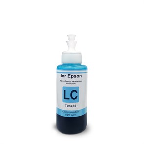 Чернила Revcol для Epson цвет Light Cyan (LC) серия L водные (100 мл ) 128596