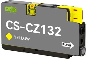 Картридж HP 711 желтый Yellow (Y) CS-CZ132 Cactus CS-CZ132
