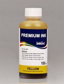 Чернила InkTec для Epson цвет Yellow (Y) серия 0010 водные (100 мл ) E0010-100MY