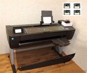 СНПЧ для HP DesignJet T730 с чипами 1715